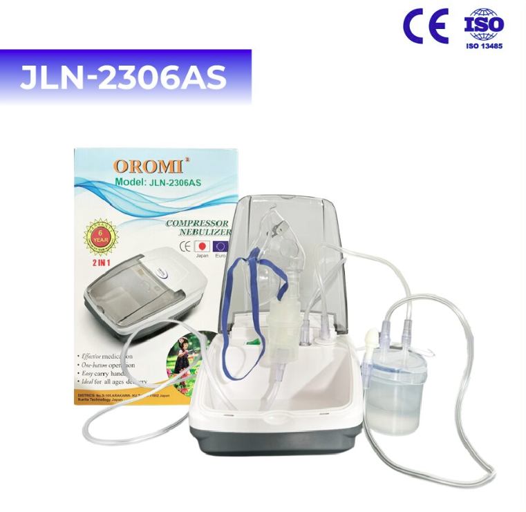 Máy Xông Khí Dung Và Hút Dịch 2 Trong 1 JLN-2306AS