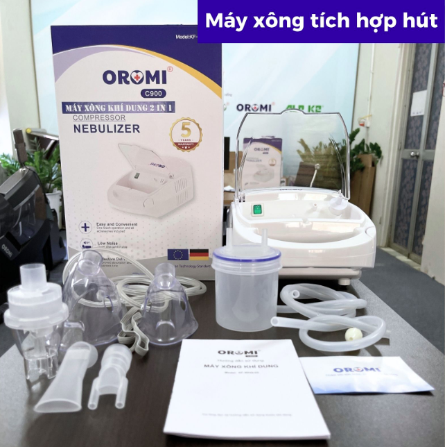 Máy Xông Khí Dung Và Hút Mũi - C900