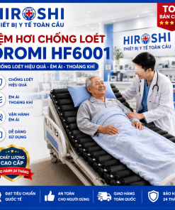 ĐỆM HƠI CHỐNG LOÉT CÓ LỖ THÔNG KHÍ CAO CẤP HF6001 Chống Loét ,Ê Mỏi,Tê Bì Cho Người Già, Người Bệnh