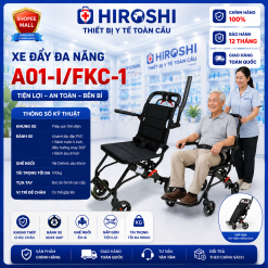 Xe Lăn Du Lịch Gấp Gọn Siêu Nhẹ HIROSHI XL-84S
