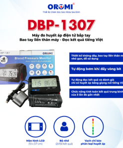 Alternative view of Máy Đo Huyết Áp Điện Tử Bắp Tay HIROSHI ORM DBP-1307