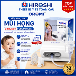 Máy Xông Hút Mũi Họng 2 Trong 1 ORM C28M