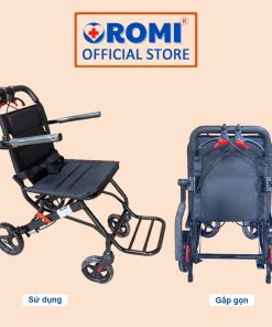 Alternative view of Xe Lăn Du Lịch Gấp Gọn Siêu Nhẹ XL-84S Kích Thước Gọn Nhẹ, Dễ Dàng Xách Tay