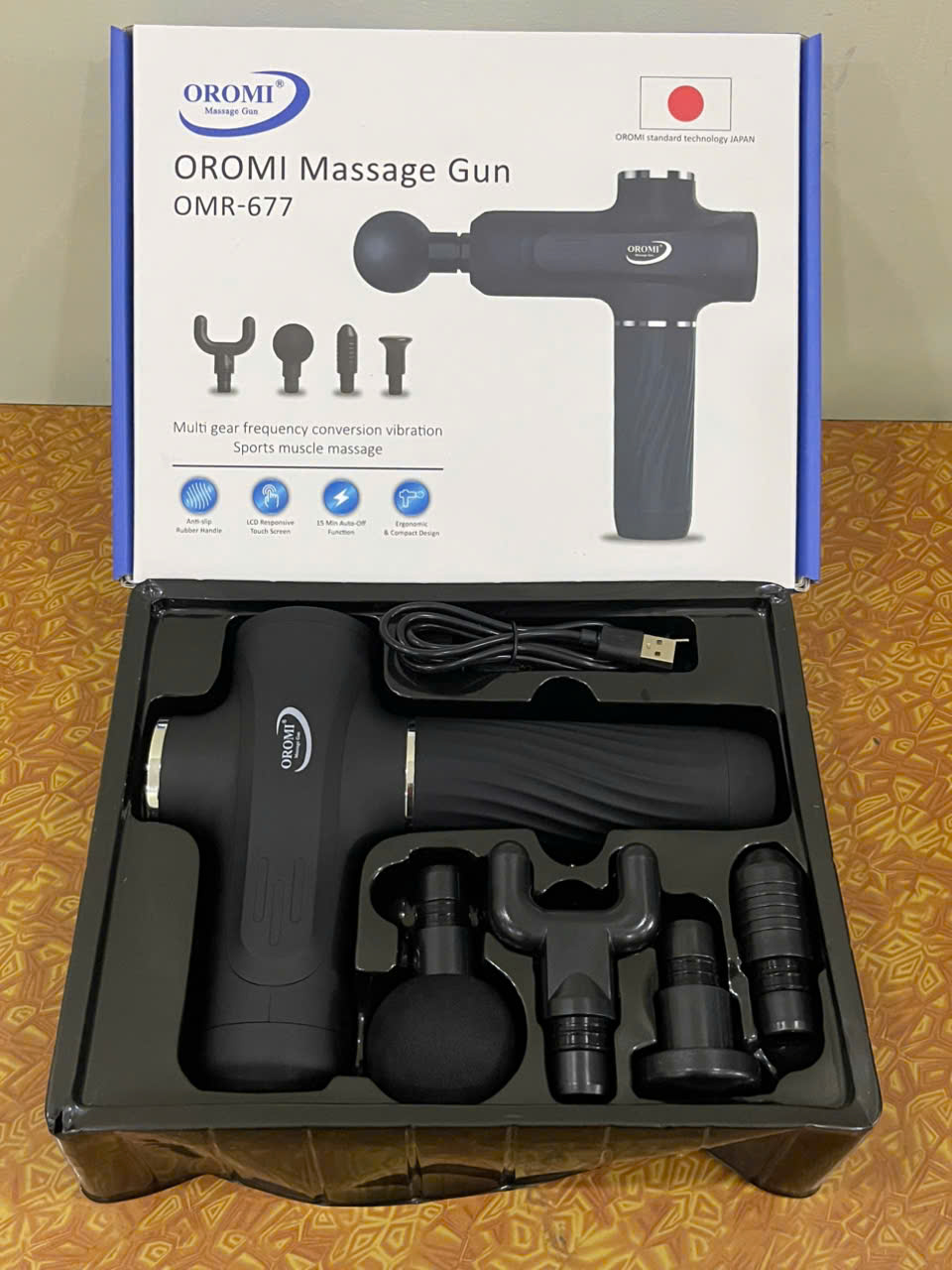 Súng Massage Cầm Tay OMR-677 - Ảnh 5