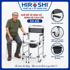 Ghế Bô Vệ Sinh Có Bánh Xe GH-23S