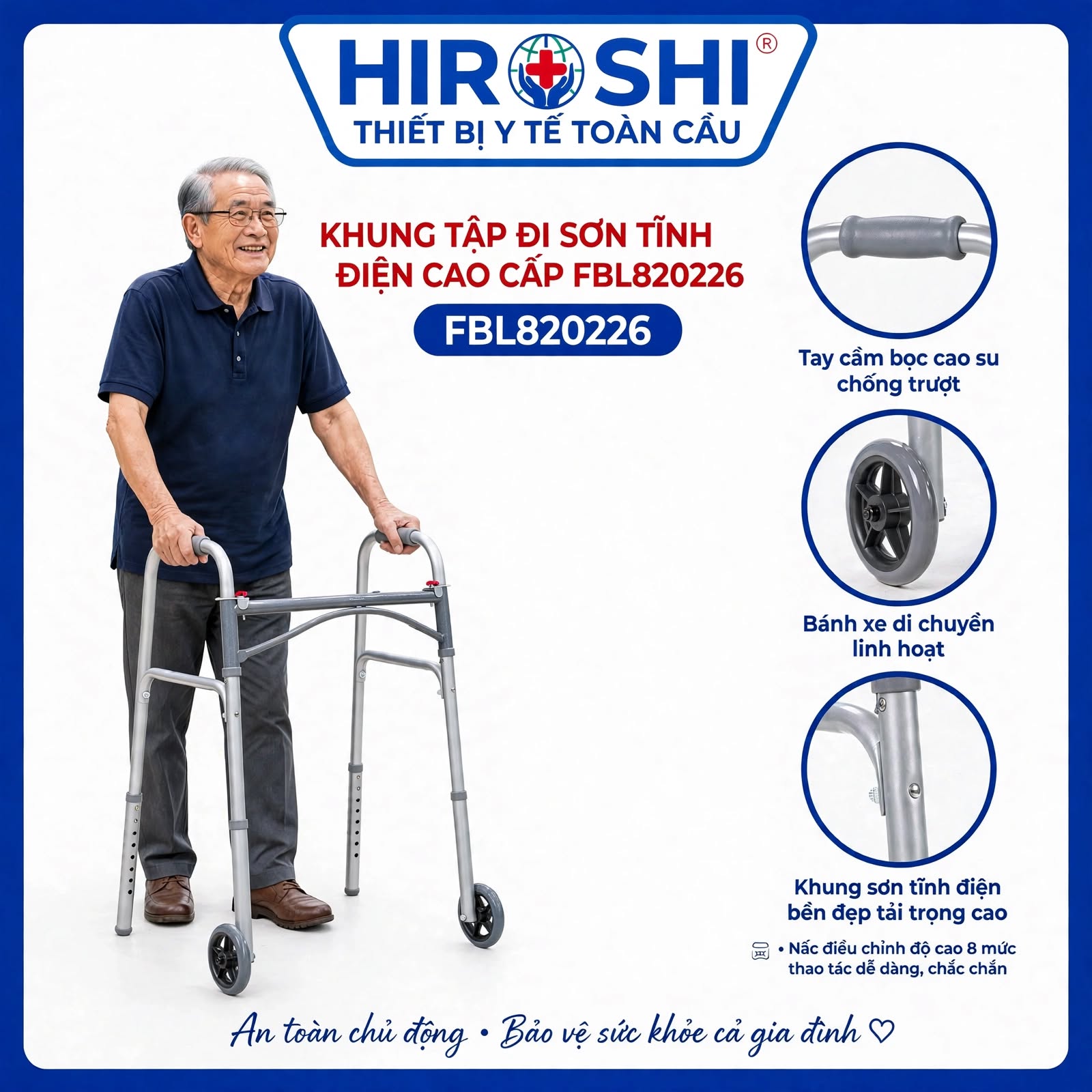 Khung Tập Đi Sơn Tĩnh Điện Cao Cấp FBL820226